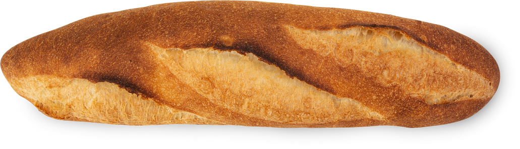 Baguette Bread cutout, Png file